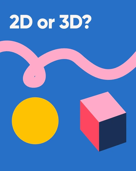 2D or 3D? Move Animation editorial artwork.