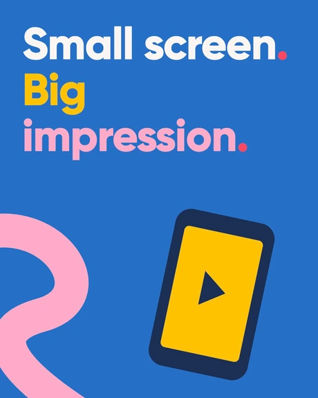 Small screen. Big impression. Move Animation editorial artwork.