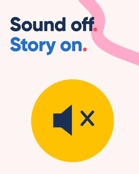 Sound off. Story on. Move Animation editorial artwork.
