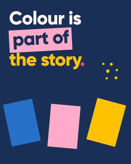 Colour is part of the story. Move Animation editorial artwork.