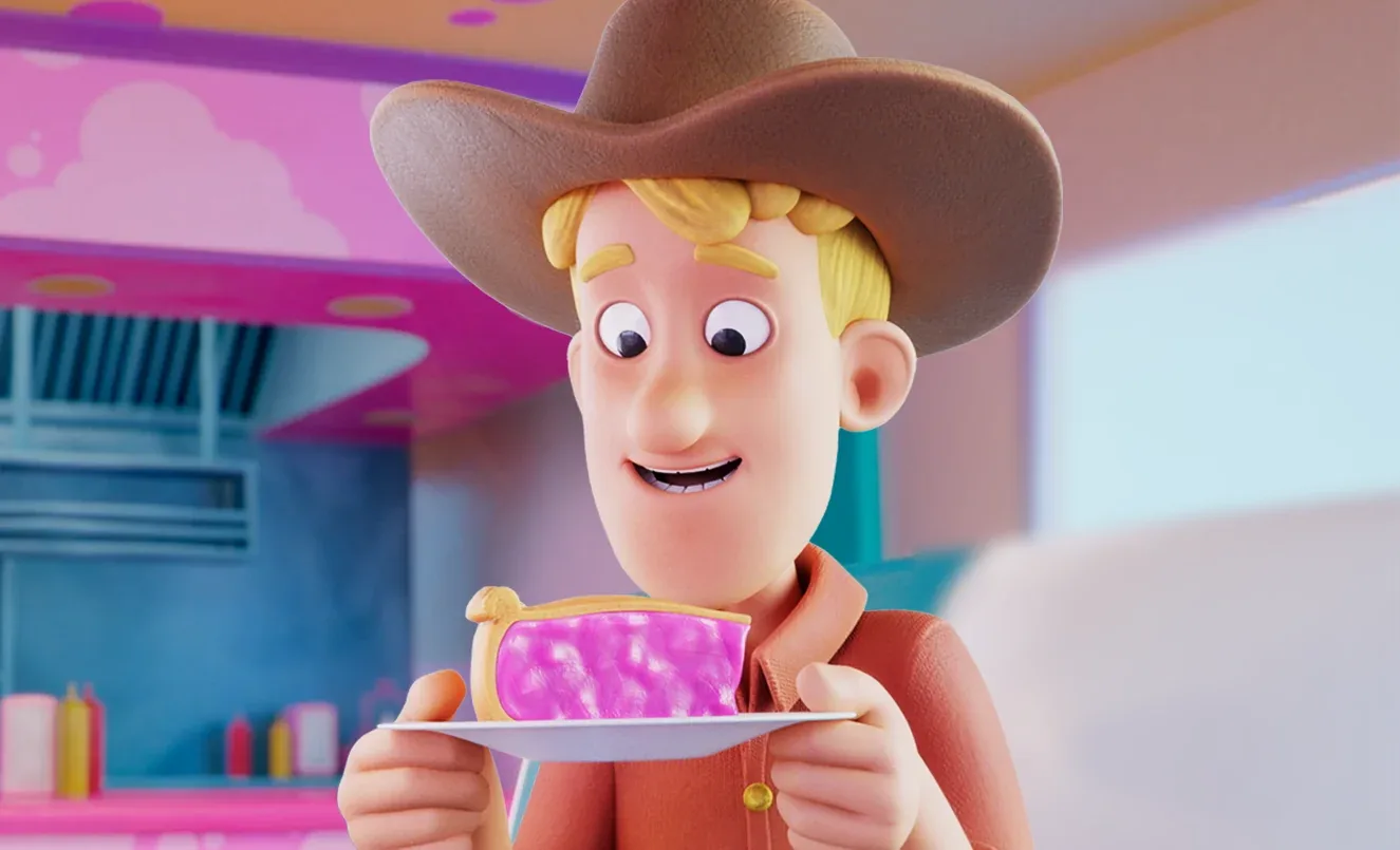 Bubblegum Pie 3D animated music video