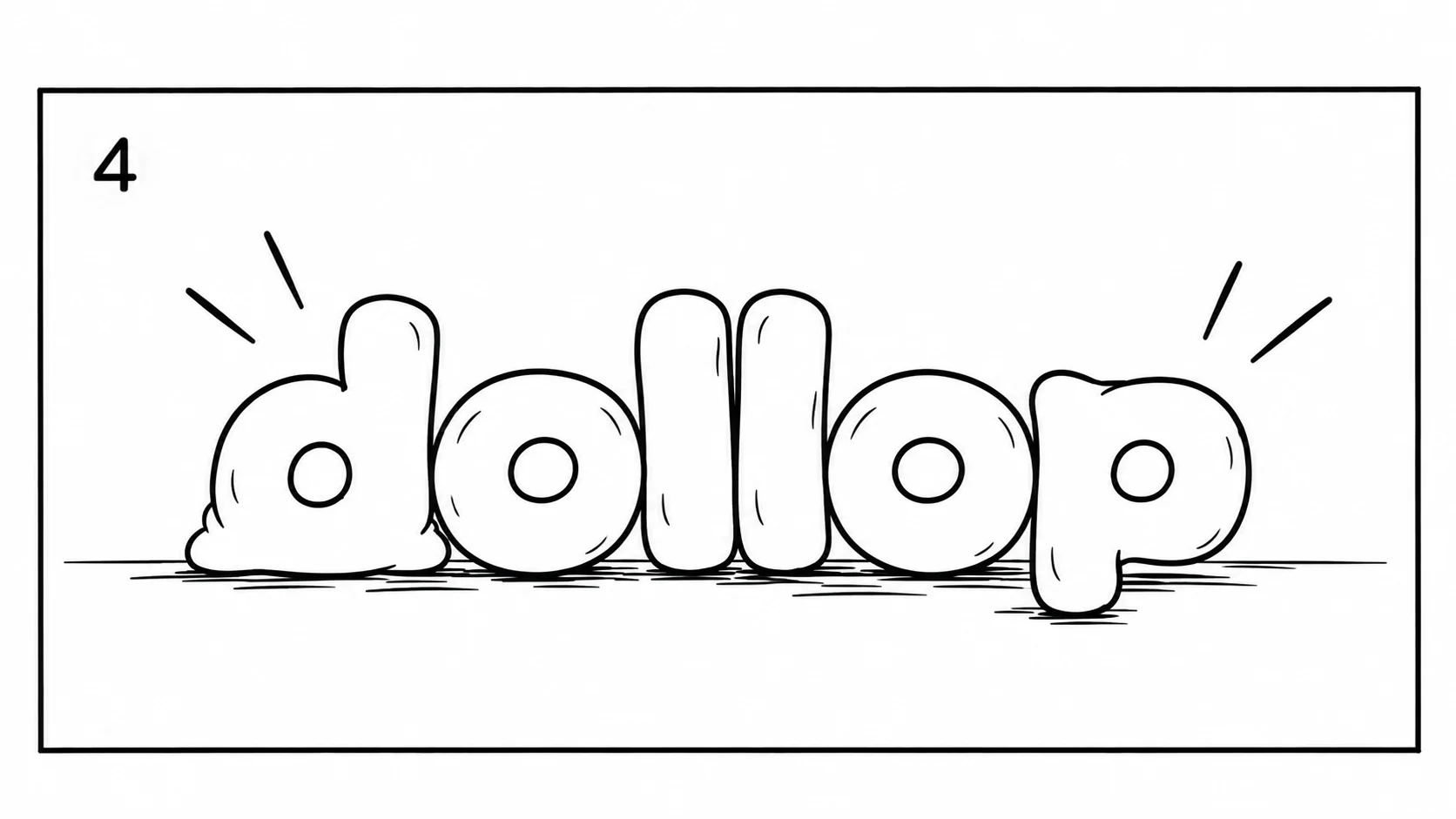 The Dollop wordmark formed from soft rounded letters.