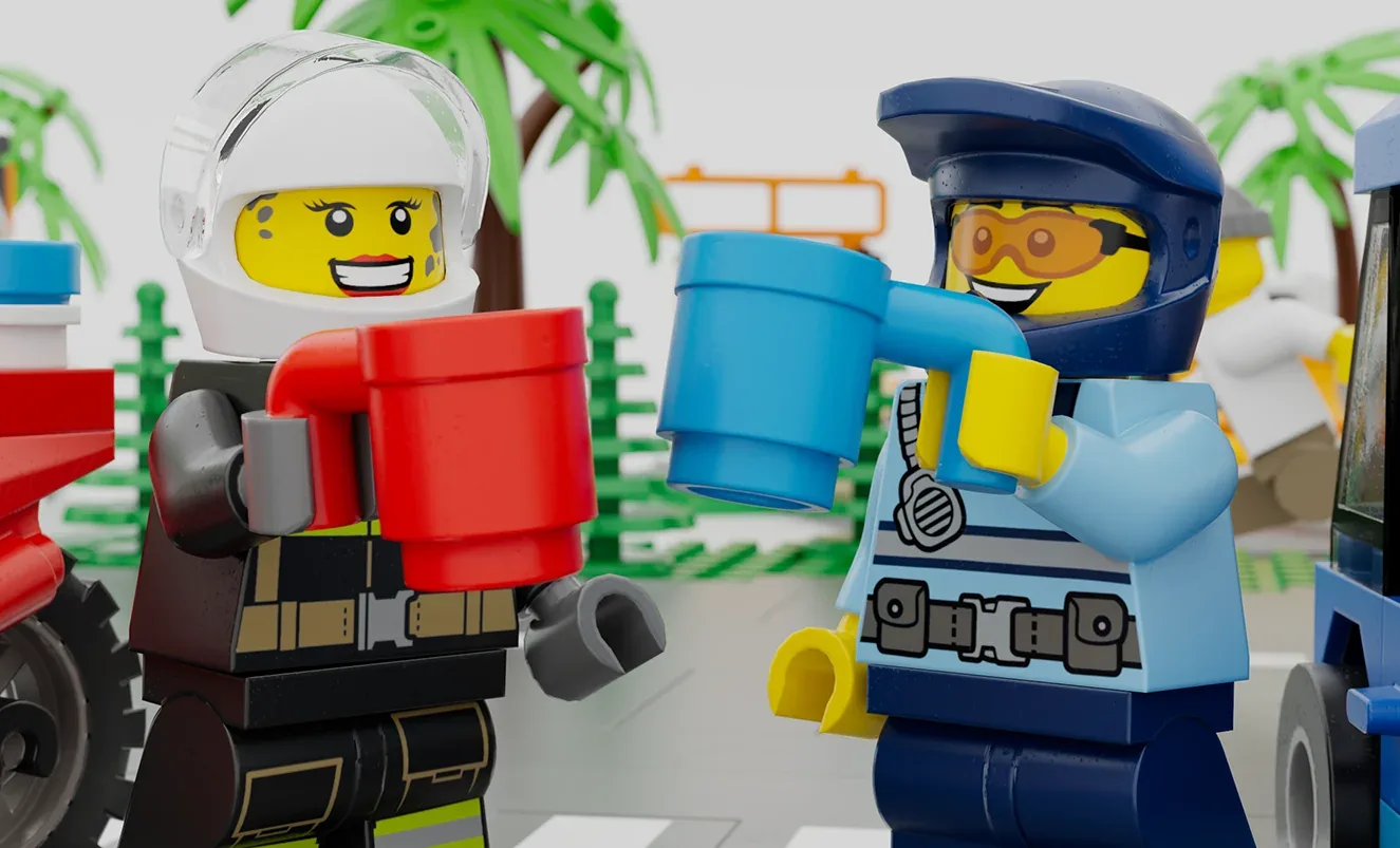 LEGO City 3D animation and AR experience